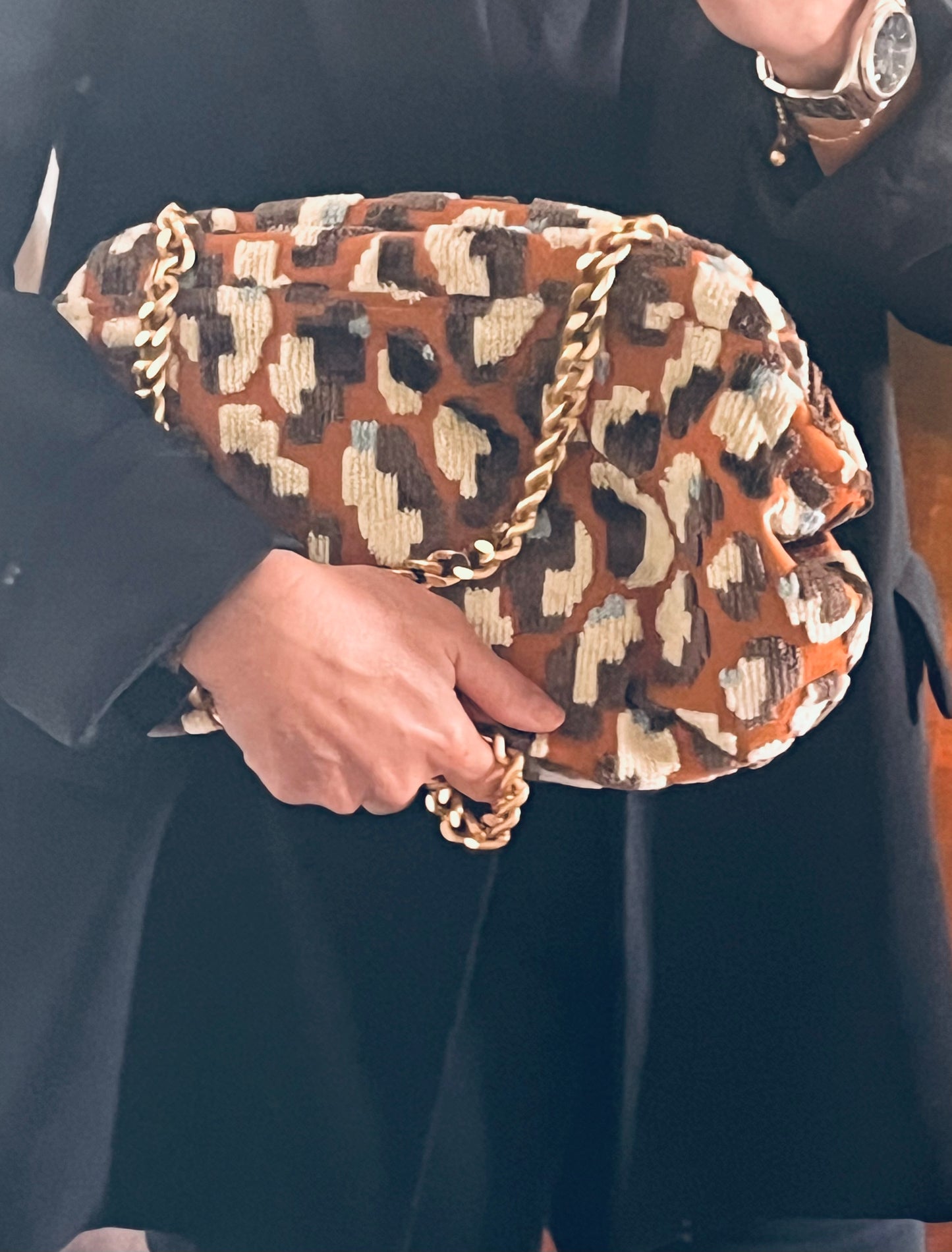 Clutch in velluto
