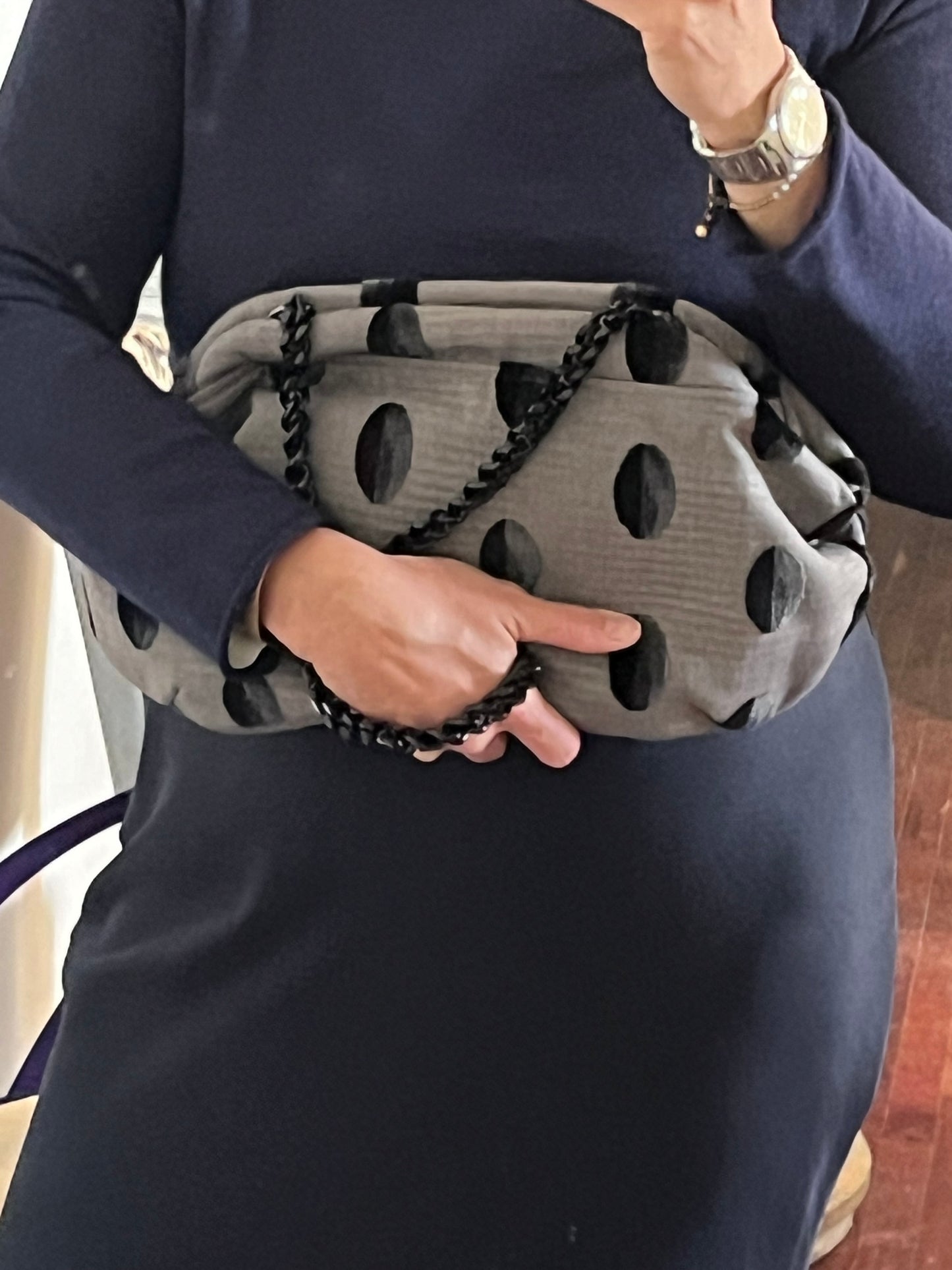 Clutch in velluto