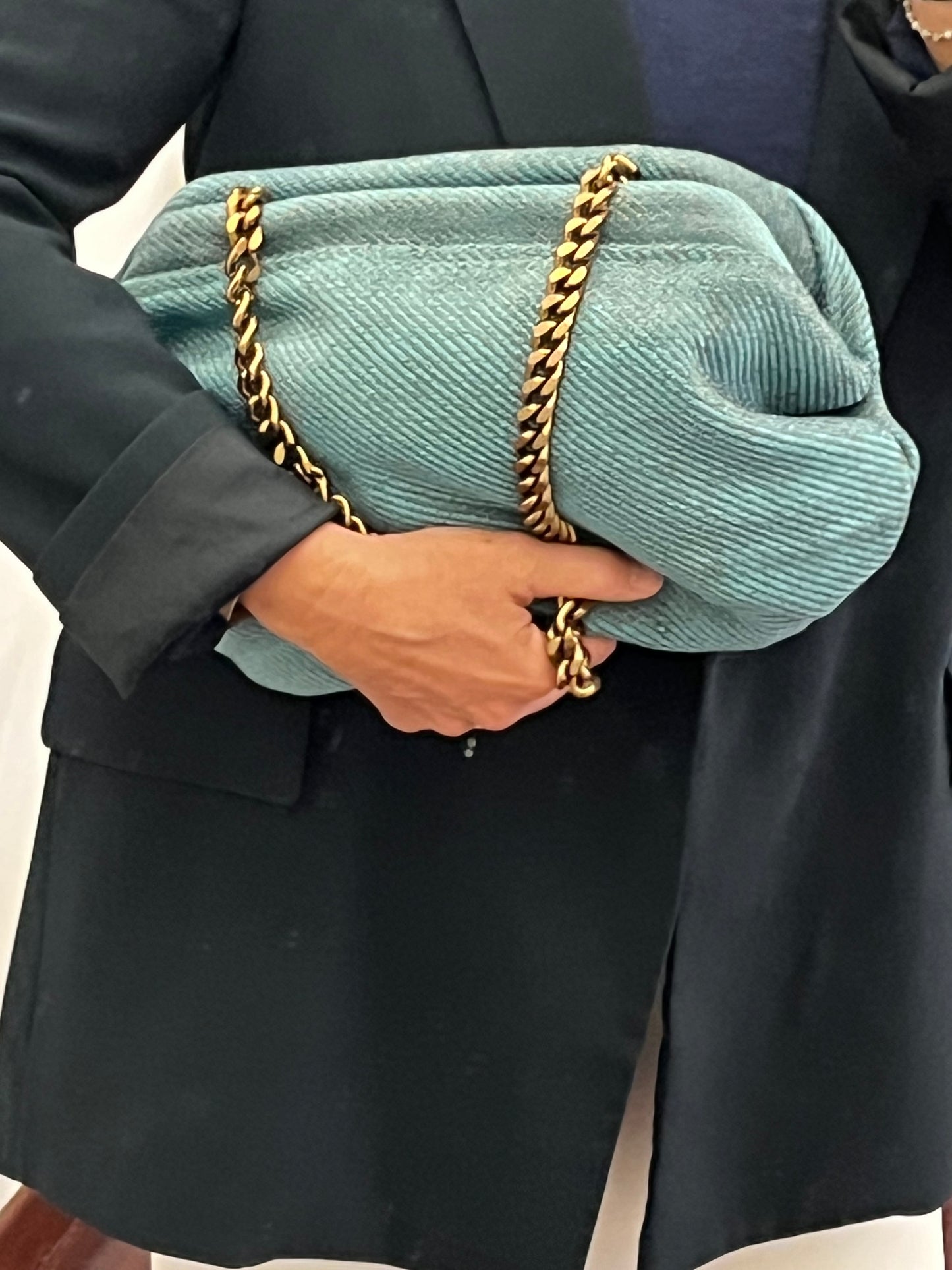 Clutch in velluto