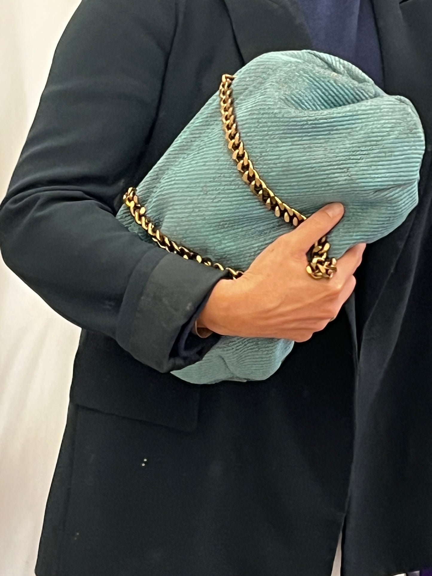 Clutch in velluto