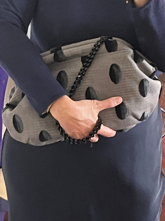 Clutch in velluto